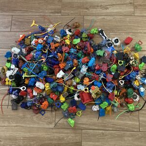 Large Lot Beyblade Ripcords Launchers . Parts & Various Pieces etc